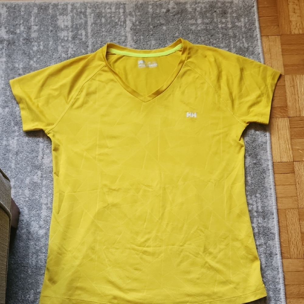 Helly Hansen Yellow Short Sleeve T-Shirt